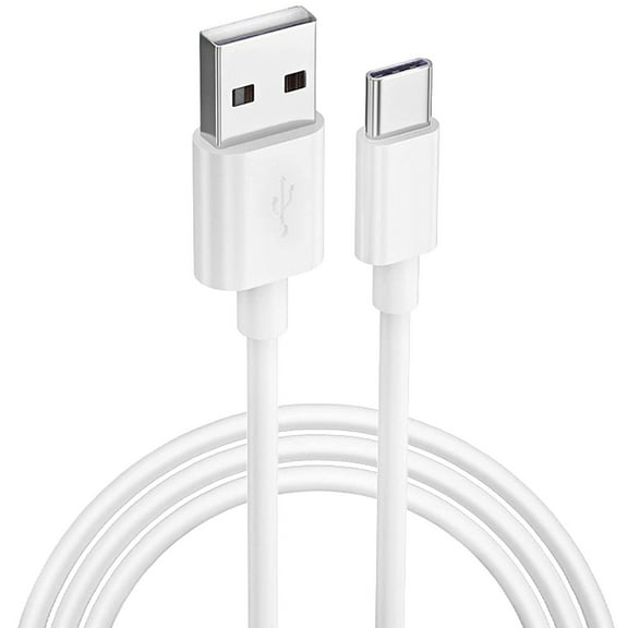 5 Ft. High-Speed USB-C to USB-A Charge & Sync Cable - White