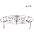 thumbnail image 3 of Qucyy Autocuiseur en Acier Inoxydable Robuste, Grille de Cuisson, Support de Cuisson Multifonction en Acier Inoxydable comme Montré sur Photo 23cm, 3 of 5