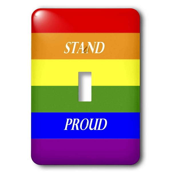 3dRose Gay Pride Single Toggle Switch (lsp_53259_1)
