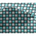 thumbnail image 4 of oneOone Viscose Chiffon Fabric Check Ikat Decor Fabric Printed BTY 42 Inch Wide, 4 of 4
