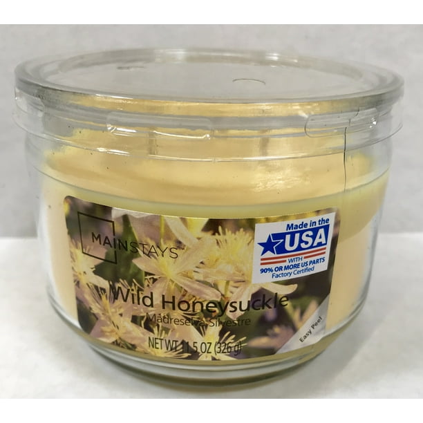 Mainstays 11.5 Ounce Wild Honeysuckle Candle