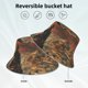 thumbnail image 2 of Fotbe 1860s Style American Cowboy Sombrero Tipo Pescador con Estampado – Sombrero de Sol de Algodón de Moda para Playa, Golf, Pesca, 2 of 6