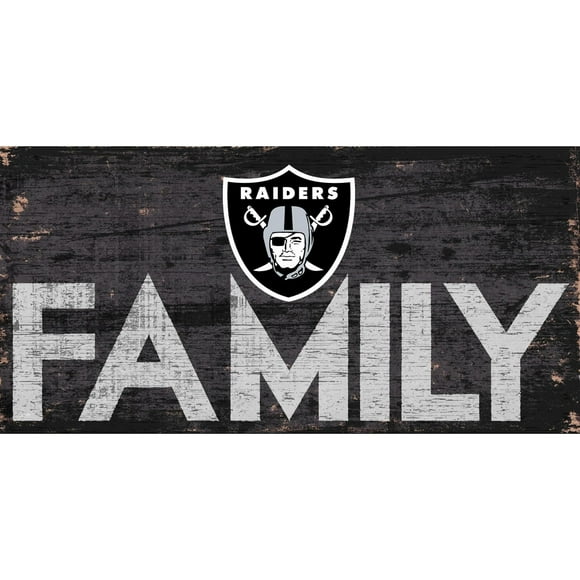 Letrero Familiar De Los Vegas Raiders De 6'' X 12''