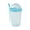 Blue, variant on VGFVFSKGA Yogurt Cup With Lid and Spoon,Plastic Reusable Overnight Oats Container,Portable Breakfast Crunch Granola Oatmeal Smoothie Snack Container