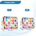 thumbnail image 4 of FORMRS 13"-13.3" Laptop Sleeve Protective Case Soft Carrying Quilted Computer Bag Cover, Colorful Circles, 4 of 7