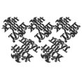 thumbnail image 3 of 5PCs Bat Letter Decoration Halloween Ornament Door Pendant Party Supplies Felt Modern Simple, 3 of 5