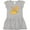 AC-Heather Grey, variant on Inktastic I'm Three Taco Birthday Party Girls Toddler Dress