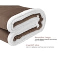 thumbnail image 6 of Tirrinia Sherpa Throw Blanket Fleece, Cozy Warm TV Blankets, Reversible 50" X 60", 2.1 lb, All Ages, 6 of 7