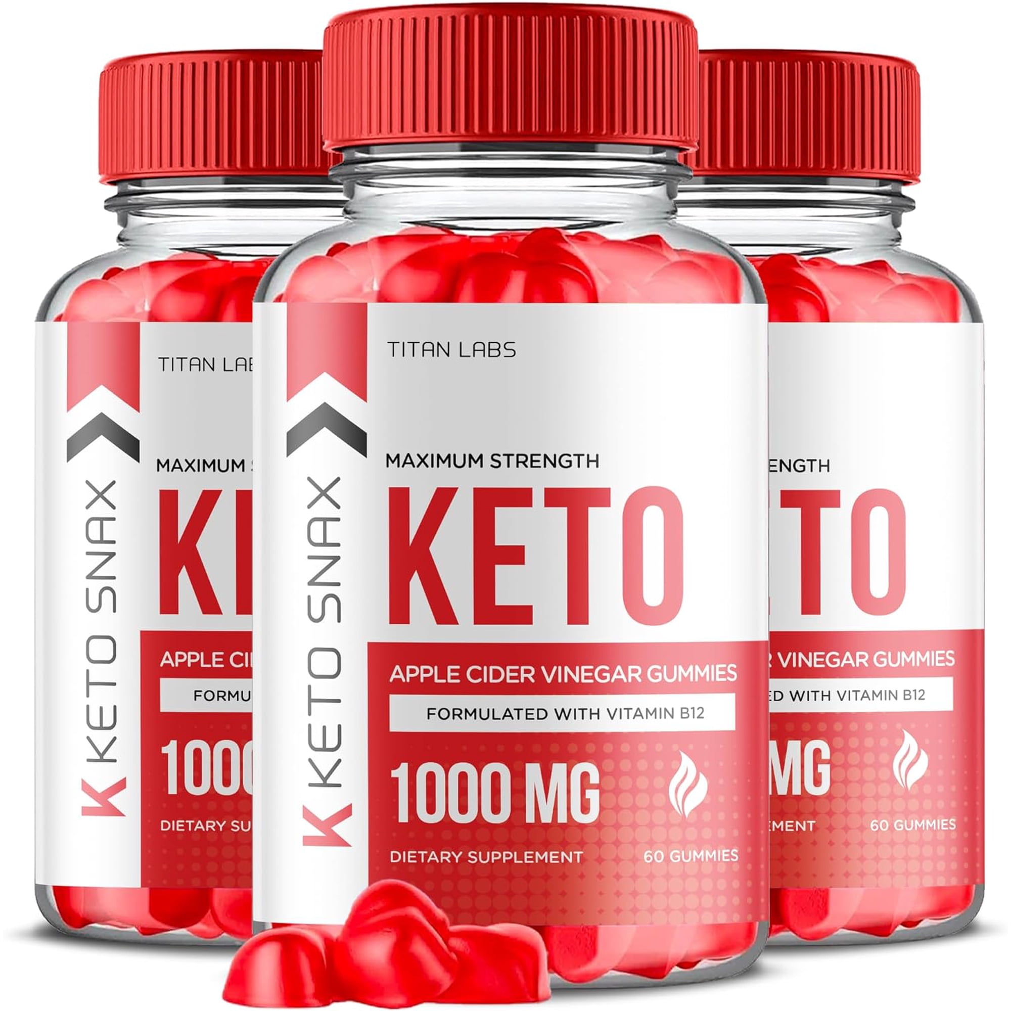 (3 Pack) Keto Snax Keto ACV Gummies - Apple Cider Vinegar Supplement for Weight Loss - Energy & Focus Boosting Dietary Supplements for Weight Management & Metabolism - Fat Burn - 180 Gummies