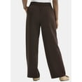 thumbnail image 3 of Time and Tru Women's Slouchy Tailored Pants, 30" Inseam, Sizes 0-18, 3 of 4