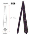thumbnail image 2 of Balery Colorful Mexican Corbata Clásica de Seda para Hombre, Corbata Tejida Jacquard, Corbatas Formales para Negocios y Bodas, 2 of 7
