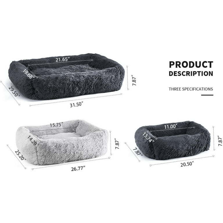 26x22 Waterproof Dog Cat Sofa Bed for Medium Dogs,Supportive Microfiber  Sleeping pad Bed with Removable Washable Cover,Waterproof Lining and  Nonskid