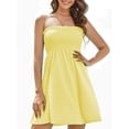 thumbnail image 1 of As Rose Rich Vestido Mini sin Tirantes de Playa para Mujer, Talla S, 1 of 8
