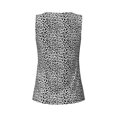 thumbnail image 5 of Lsque Black Leopard Printed Workout Tank Tops for Women, Athletic Sports Tank Tops, Compression Sleeveless Dry Fit Shirts,Sleeveless Yoga Shirt-Medium, 5 of 9