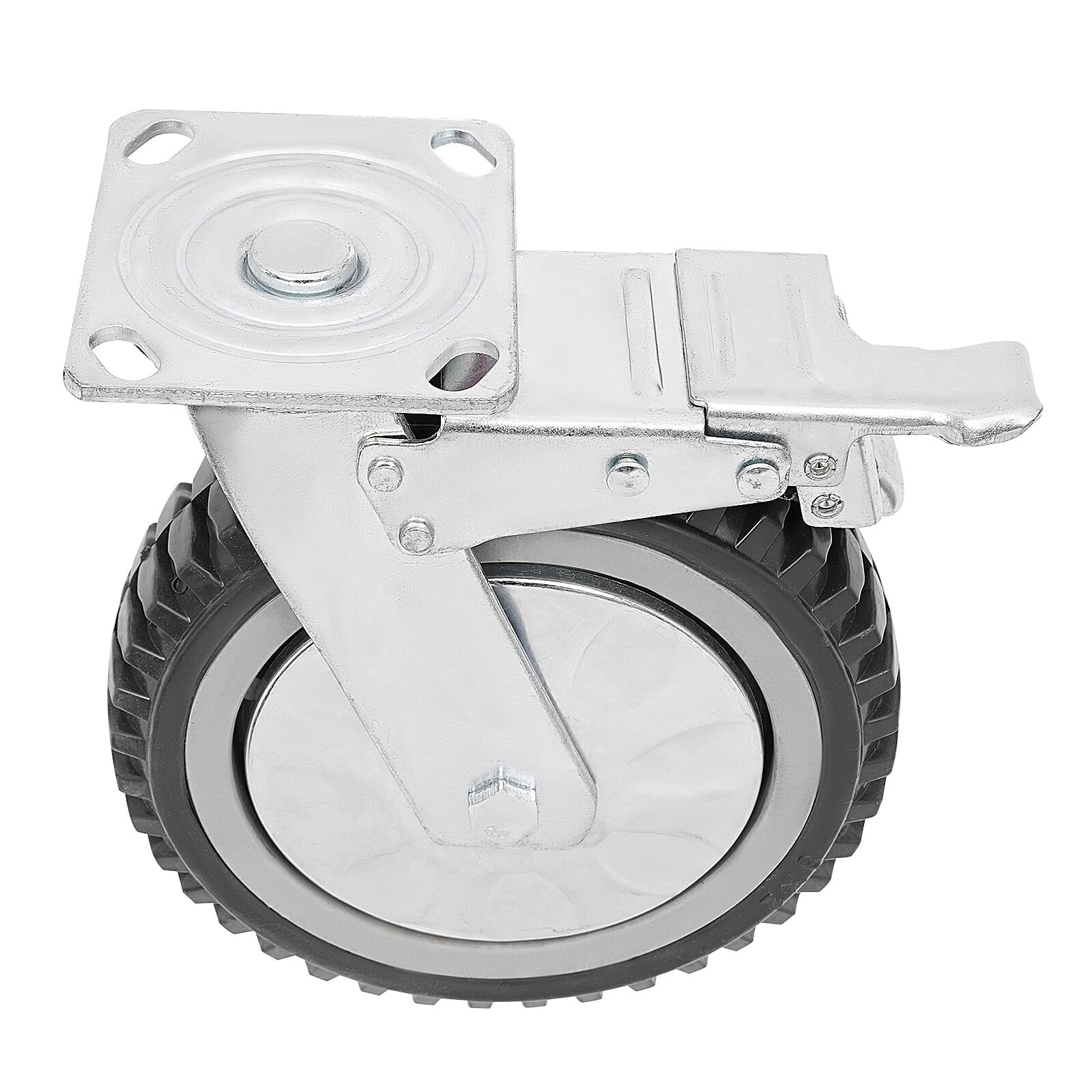 4 PCS Caster Wheels 8 inch Heavy Duty Caster Wheel Trolleys Cart Wheel 600kg PVC