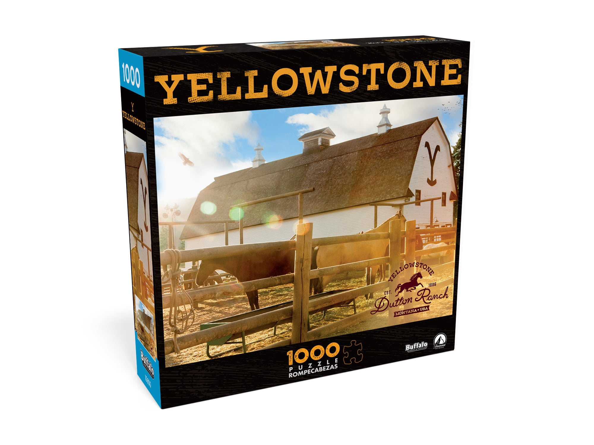 Buffalo Games 1000-Piece Yellowstone Dutton Ranch Jigsaw Puzzle