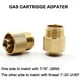 thumbnail image 4 of Adaptador de recarga de propano para tanque de Gas al aire libre, Conector de estufa de latón macizo, Conve de cobre, 4 of 5