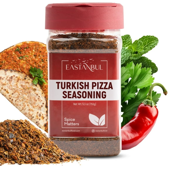 Eastanbul Turkish Pizza Seasoning, Turkish Lahmacun Pide Spice Blend, 5.3oz