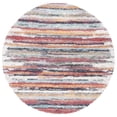 thumbnail image 2 of SAFAVIEH Calista Nikola Abstract Area Rug, Rust/Gold, 6'7" x 6'7" Round, 2 of 11