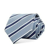 Classic Tie with Diagonal Stripe in Silk by BOSS