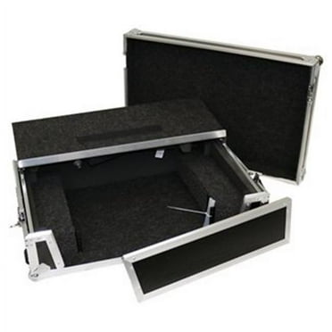 DeeJay LED TBHDDJ1000LT2U Fly Drive Case for Pioneer DJ DDJ-1000SRT Controller with Laptop Shelf - Black