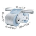 thumbnail image 2 of Ab Roller Wheel 1PC,9.65x5.71x4.72in,Automatic Ab Workout Equipment for Core Strength & Muscle Tone - Home Gym Fitness Tool for Men(Blue), 2 of 8