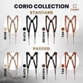 thumbnail image 2 of Camera Accessories Dual Harness Two Cameras - Shoulder Leather Strap - Multi Gear Double Camera Accessories DSLR/SLR ProInStyle, 2 of 9