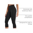 thumbnail image 4 of Pantalones CRZ YOGA Butterluxe Capri de Cintura Alta 19 cm Negro XL, 4 of 6