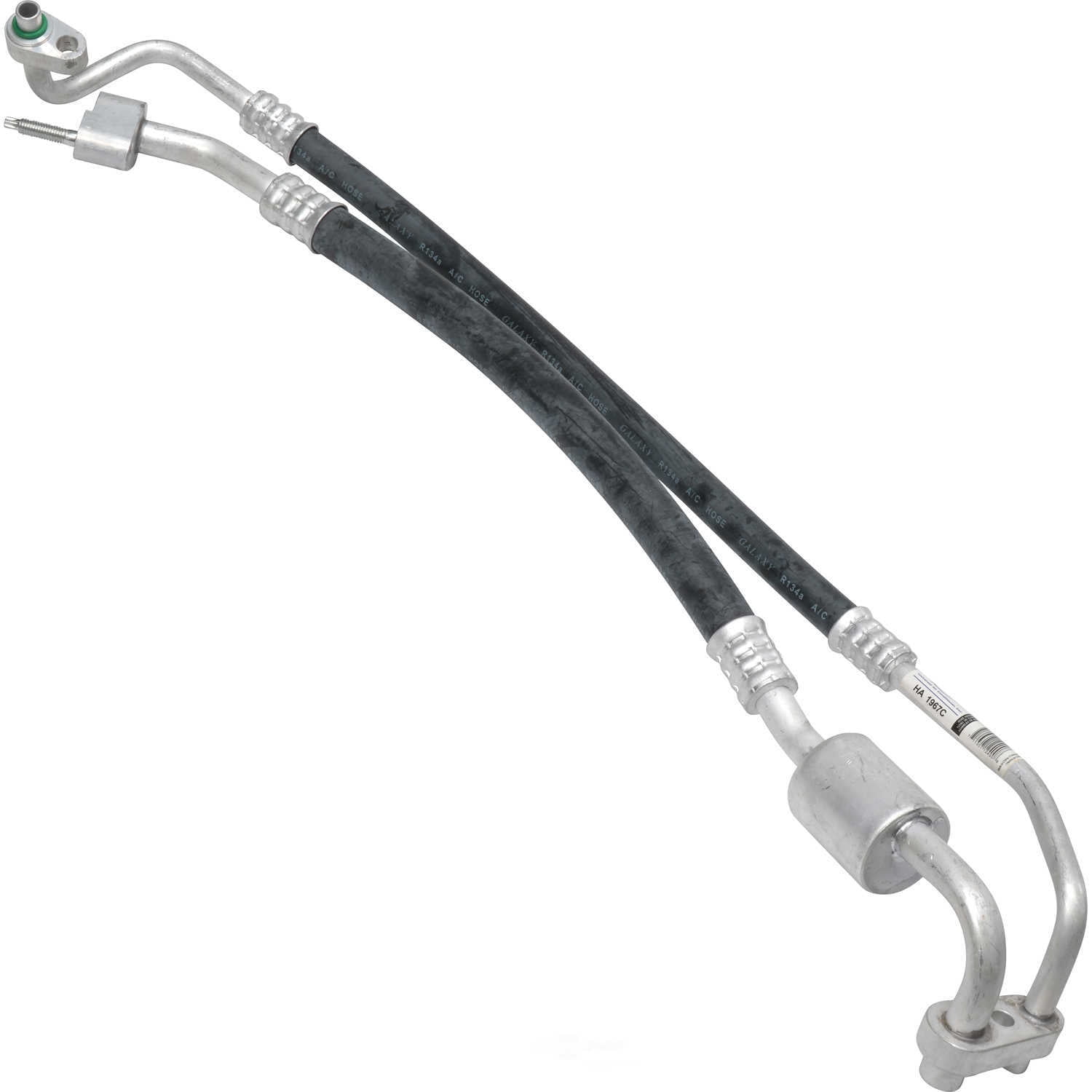 New UAC HA 1967C A/C Manifold Hose Assembly -- Suction and Discharge Assembly