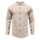 thumbnail image 3 of pstuiky camisa de manga larga para hombre, Camisa de color liso para hombre, de botonadura sencilla, con solapa y manga larga top de hombre s, 3 of 8