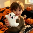 thumbnail image 6 of Bulk Halloween Ghost Plush Toys, 6 Assorted Mini Stuffed Ghost Figures, Non-Candy Trick or Treat Goodie Bag Fillers, Party Favor Gifts for Kids, 6 of 8