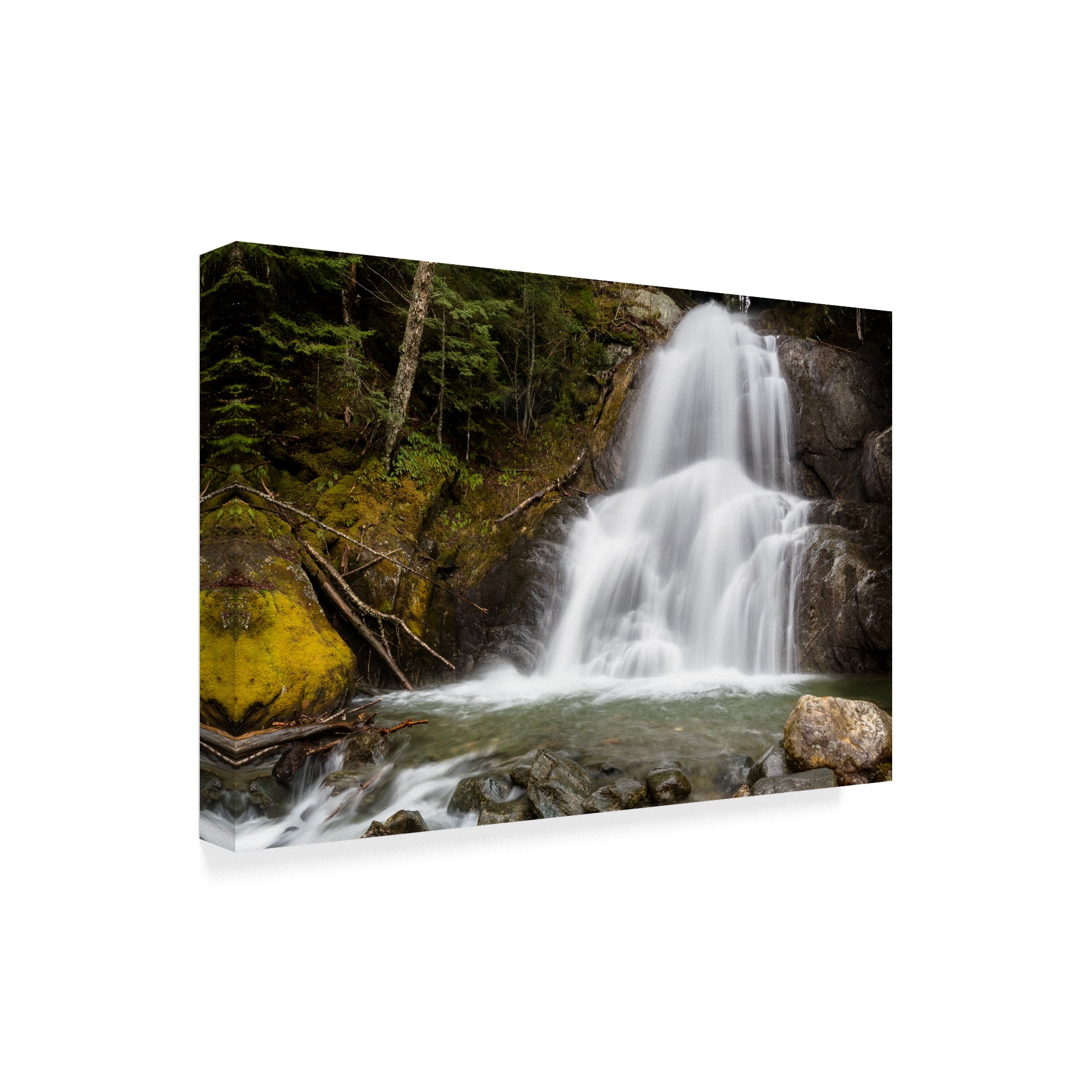 Trademark Fine Art 'The Sound Of Falling Water' Canvas Art by Brenda Petrella Photography Llc