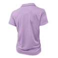 thumbnail image 5 of ASDFVBKG Henley Shirts for Men Slim Fit Short Sleeve Casual Solid Performance Fashion Workout T-Shirts Purple L, 5 of 5