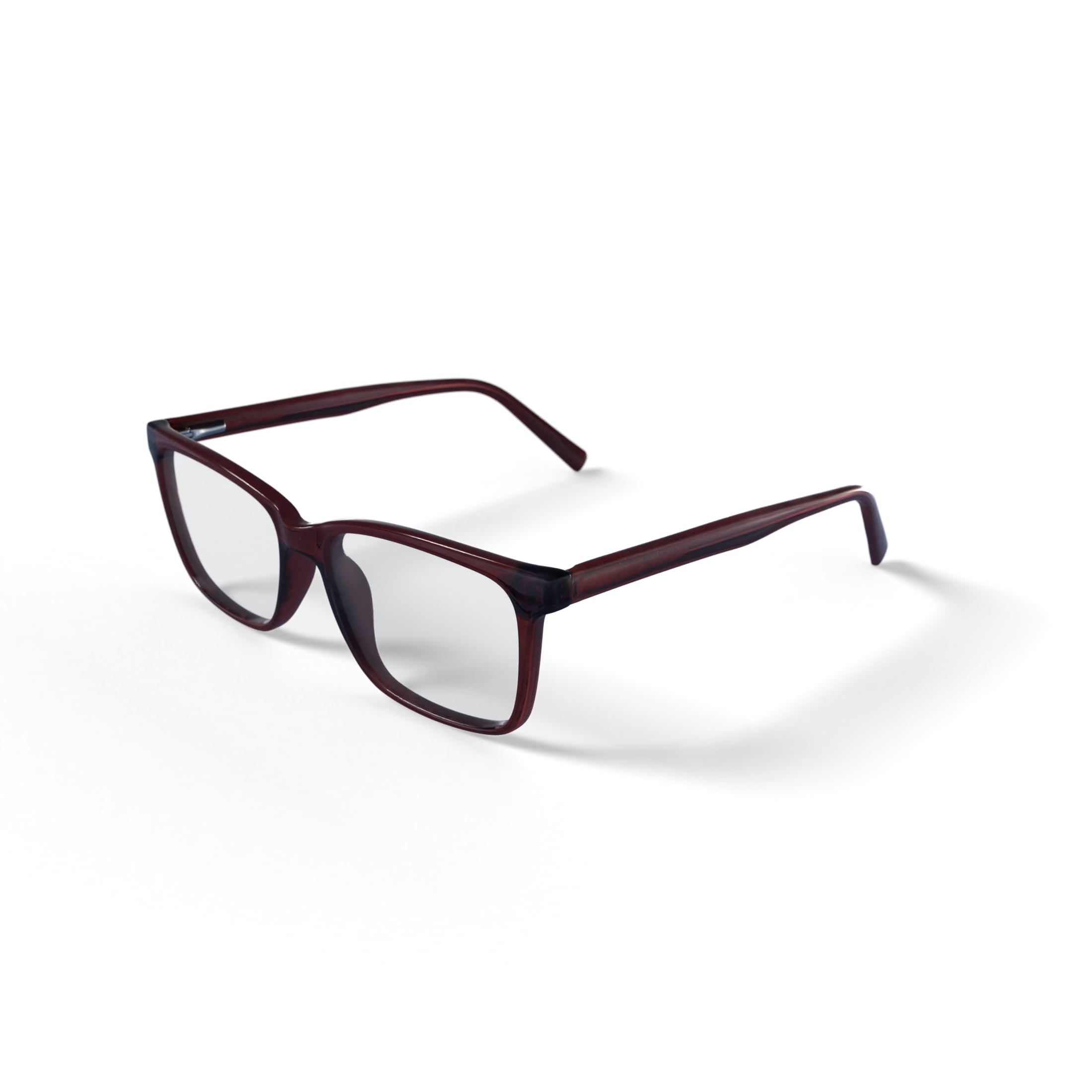 Mens Mateo Rx'ble Eyeglasses with Case, BROWN
