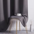 thumbnail image 6 of THD Cambridge Thermal Drapes 84 Inches Length - Dark Grey Curtains for Bedroom, Heat Absorbing Curtains, Blackout Curtains 2 Panels Grommet Top Drapery, Set of 2 (52 W x 84 L, Charcoal Grey), 6 of 9