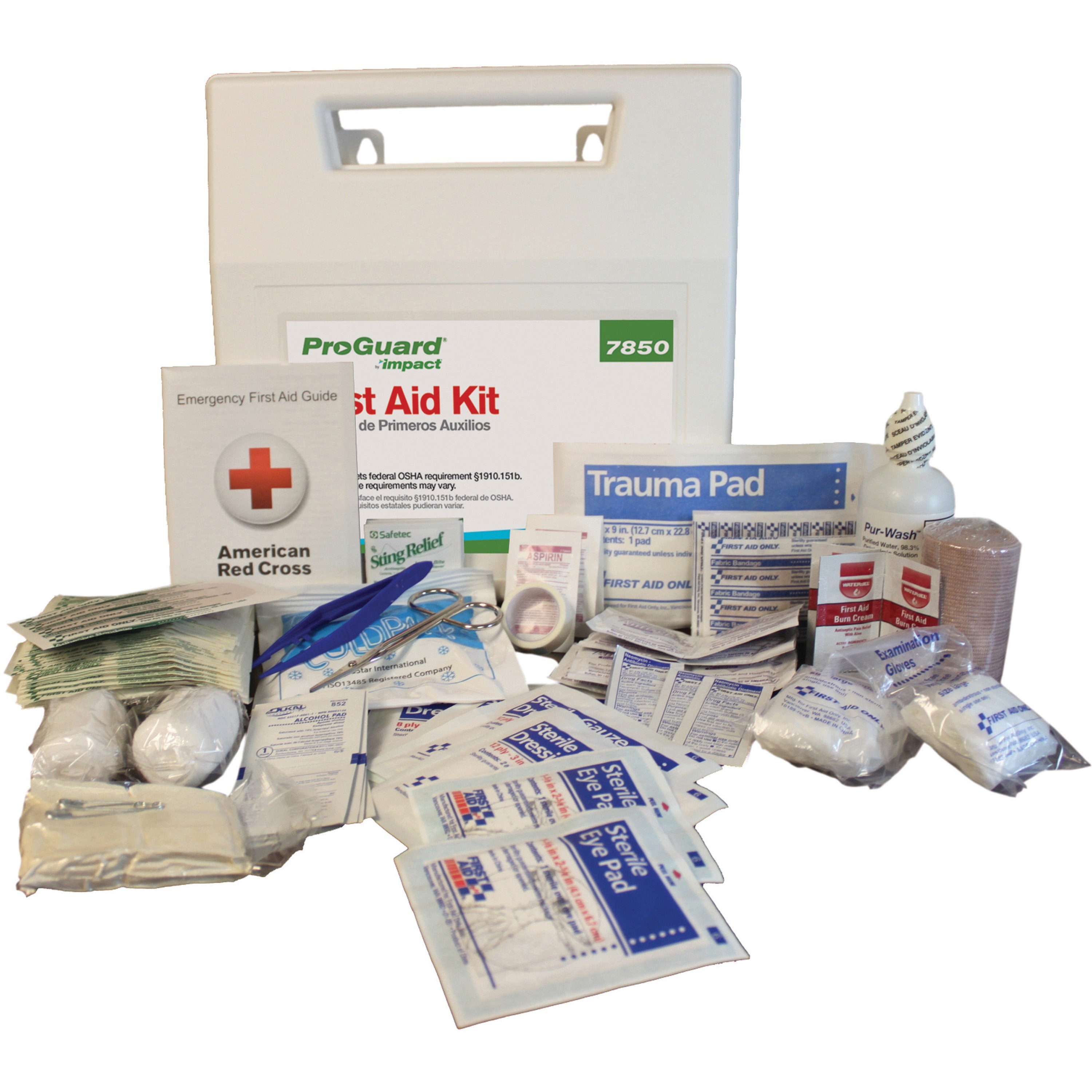 ProGuard, IMP7850CT, 50person First Aid Kit, 6 / Carton, White