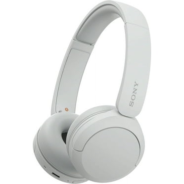 SONY WHCH520 Wireless On Ear Headphones with USB Cable, White