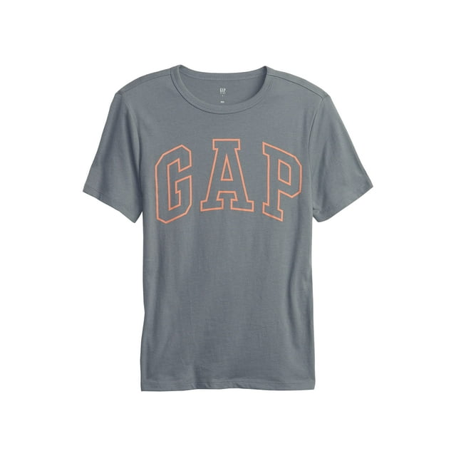 Camiseta GAP Mercury Grey para niños, manga corta, talla pequeña