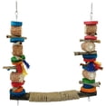 thumbnail image 1 of Shisuyan Parrot Stand Assorted Color 1Pcs 10.6In, 1 of 8