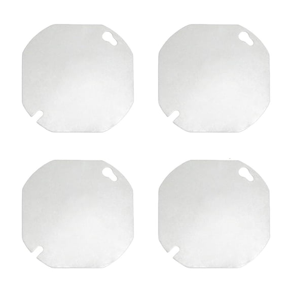 Set of 4 Rustproof Octagons Covers Convenient for Electrical Box In Homes