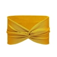 thumbnail image 2 of Certgust Headscarf Head Wraps for Women Wide Wrap Extra Turban for Sport Workout Headscarf Yellow, 2 of 5