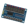 thumbnail image 1 of Pantalla LED TM1638 Módulo De Tubo Digital De 8 Bits 8 Teclas 8 Bits Compatible Con STC, 1 of 7