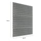 thumbnail image 2 of Cortinas grises para ventanas no tejidas, medio oscurecimiento, autoadhesivas para cocina y baño, 2 of 8