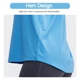 thumbnail image 4 of Women Workout Tank- Mesh Quick Dry Stretch Loose Running Exercise Gym Yoga Tops Athletic Shirts, 4 of 7