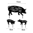 thumbnail image 3 of Inserts de Jardin en Acrylique Cochon Noir Décorations d'Halloween, 3 of 3