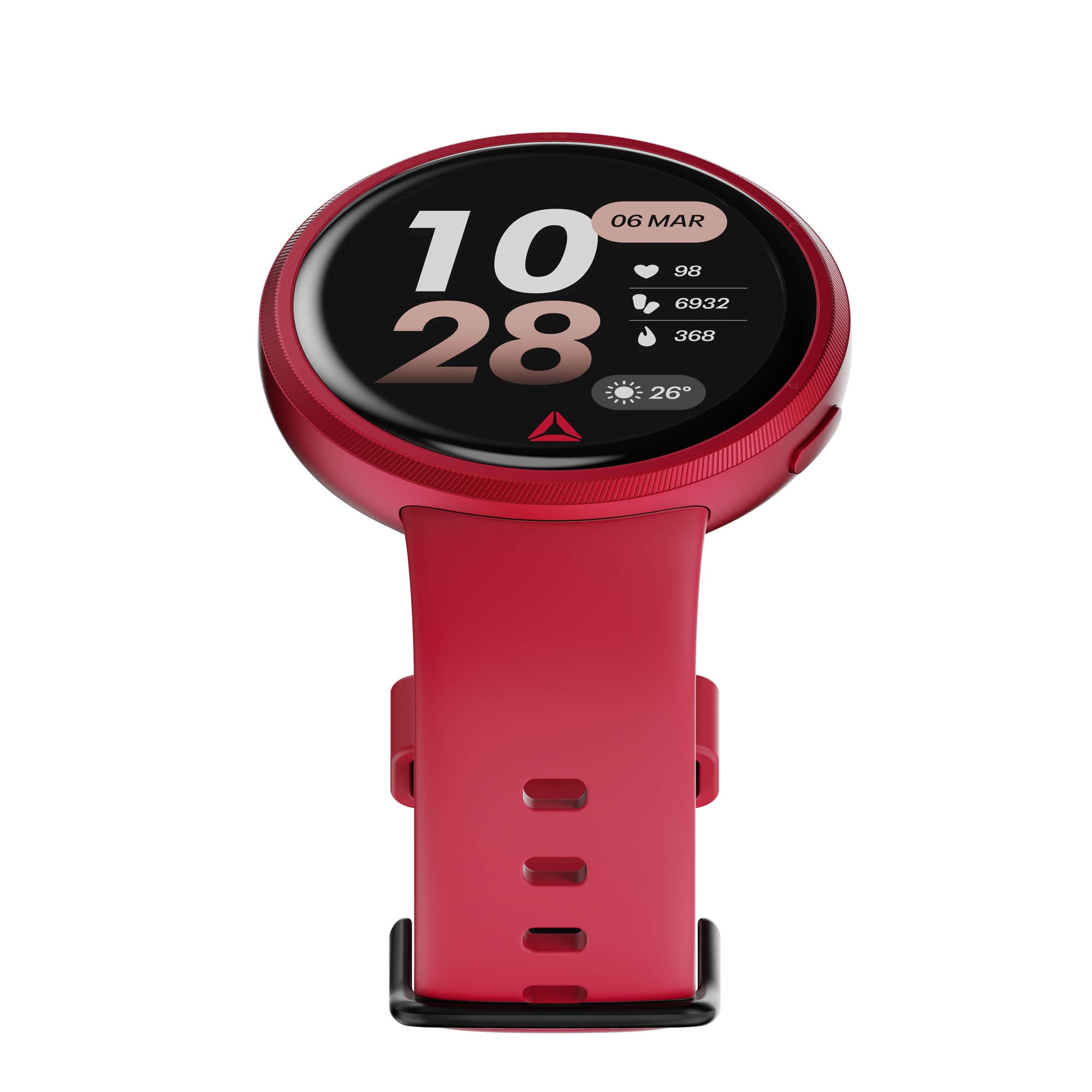 Reebok Stride DELTA Fitness Tracker Smartwatch for Men & Women, Bluetooth Calling, Heart Rate & SpO2 Monitor, 1.43” AMOLED Display, 80+ Sports Modes,10-Day Battery, IP68 Water Resistant, Android & iOS