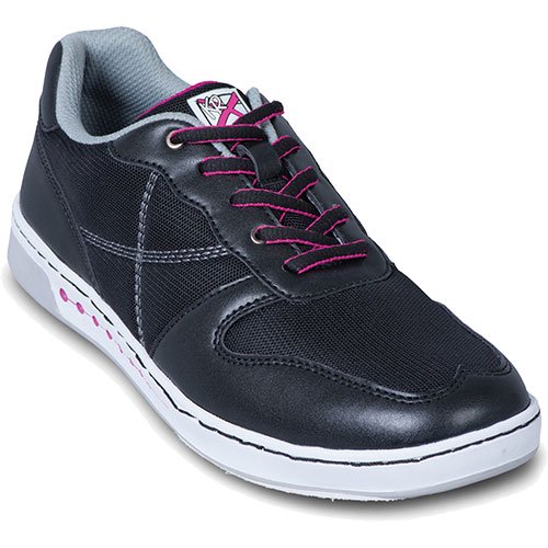 KR Strikeforce Womens Opal Bowling Shoes Black/Hot Pink 8 1/2