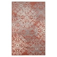 thumbnail image 2 of Superior Modern Floral Scroll Pet and Kid-Friendly Indoor Area Rug, 4'x6', Ginger, 2 of 5
