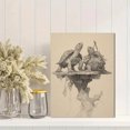 thumbnail image 2 of Qisvanset 12x16 Inch Dog Under Moonlight Van Gogh Style Canvas Print Wall Art, 2 of 5