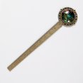 thumbnail image 2 of Firefly Reading Accessories: Lace Bookmark in Antique Bronze - Gift for Book Lovers and Readers, 2 of 5